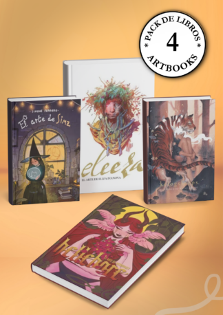 Colección Artbooks Eleeza, Simz, Missupacey y Kelogsloops